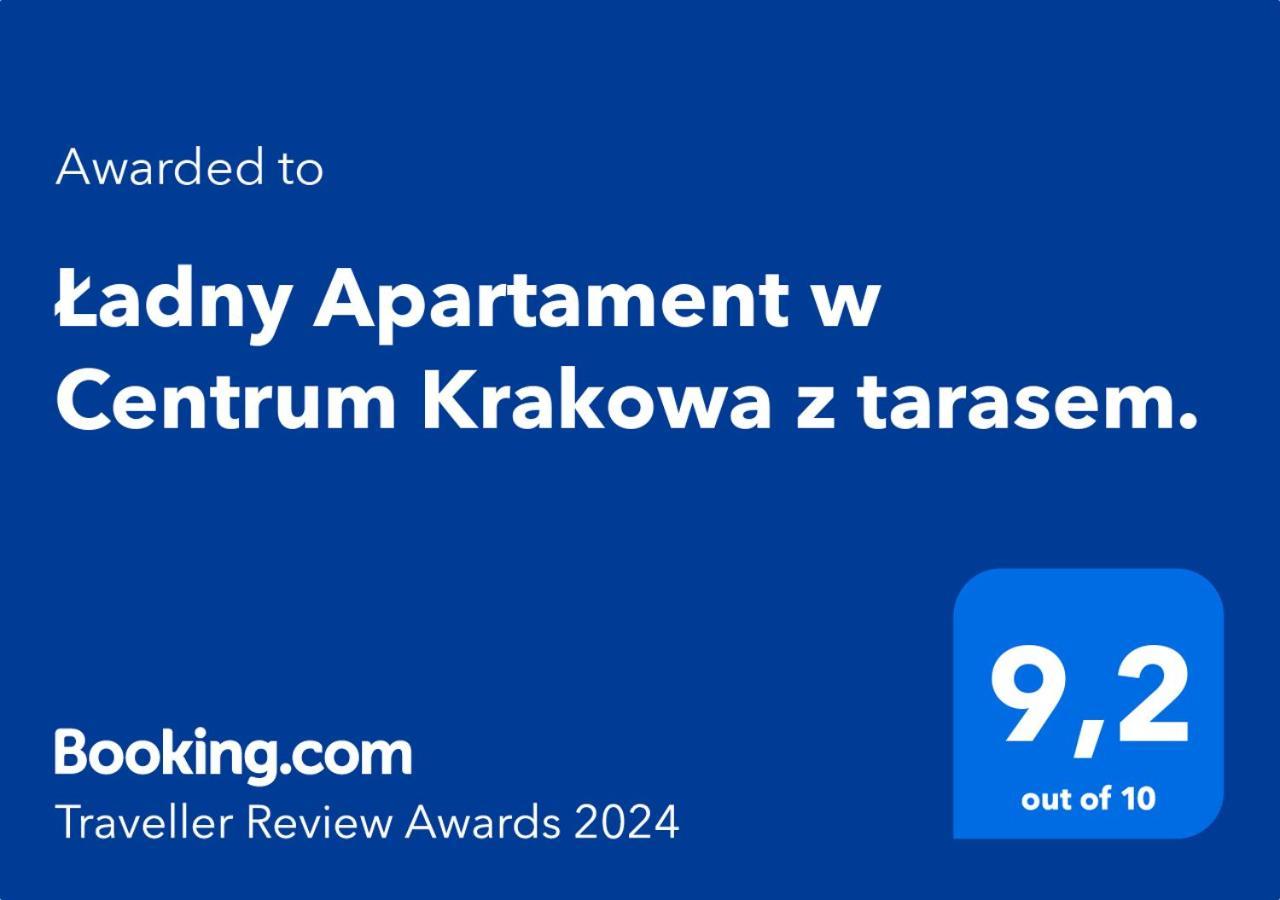 Ladny Apartament W Centrum Krakowa Z Tarasem. Экстерьер фото